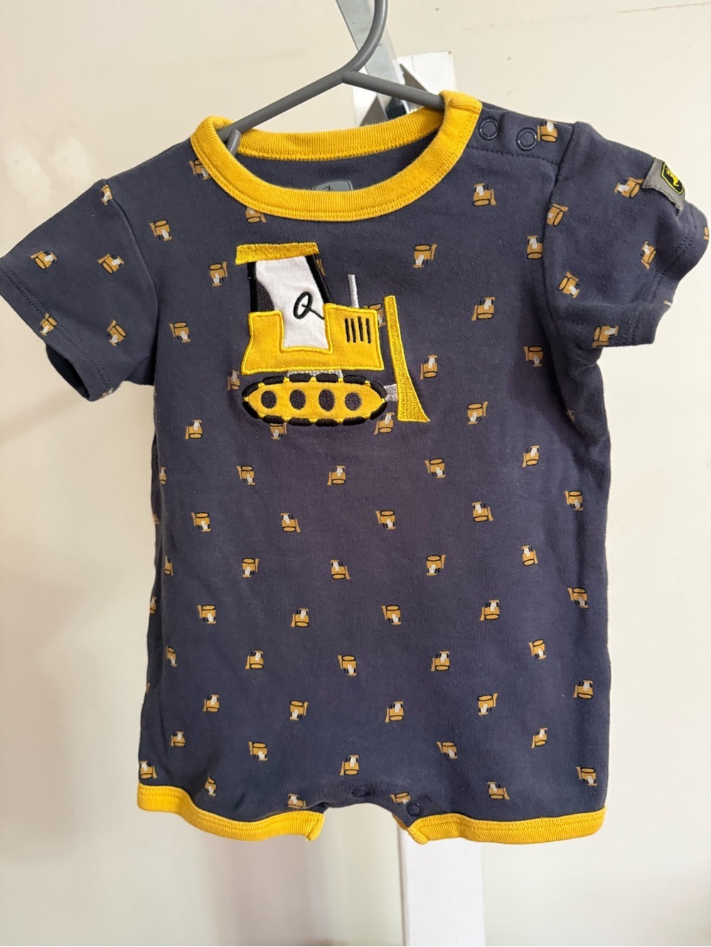 John Deere Bulldozer Romper - Picture 4 of 8